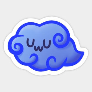 UwU Cloud Sticker